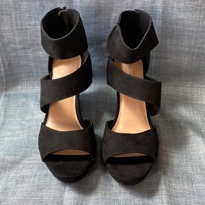 Christian Siriano for Payless - Wedge is 4 and 3/4 inch.